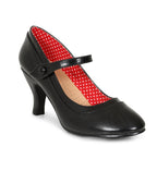 Banned Black Piccadilly Mary Jane Heels - Unique Vintage - Heels