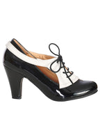 Banned Black & White Tuxedo Heels - Unique Vintage - Womens, SHOES, HEELS