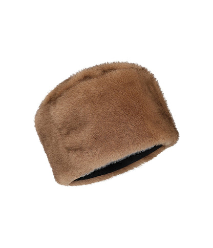 Banned Brown Faux Fur Lorna Hat - Unique Vintage - Womens, ACCESSORIES, HATS