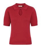 Banned Burgundy Cotton Rosanna Sweater - Unique Vintage - Womens, TOPS, SWEATERS
