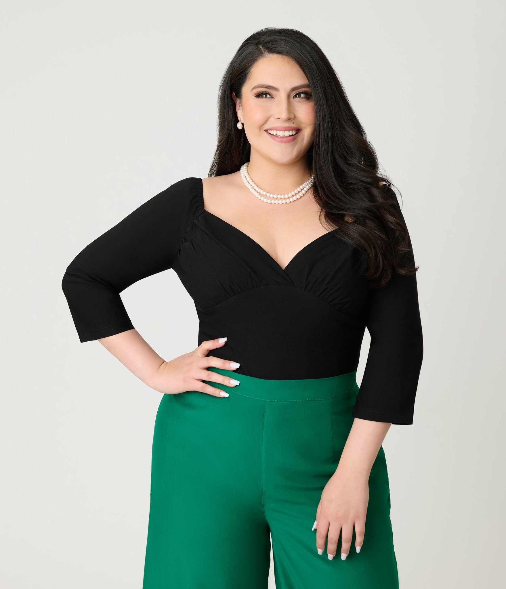 Banned Plus Size Black Off The Shoulder Dixie Top - Unique Vintage - Womens, TOPS, SHIRTS