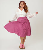 Banned Plus Size White Bonnie Blouse - Unique Vintage - Womens, TOPS, SHIRTS