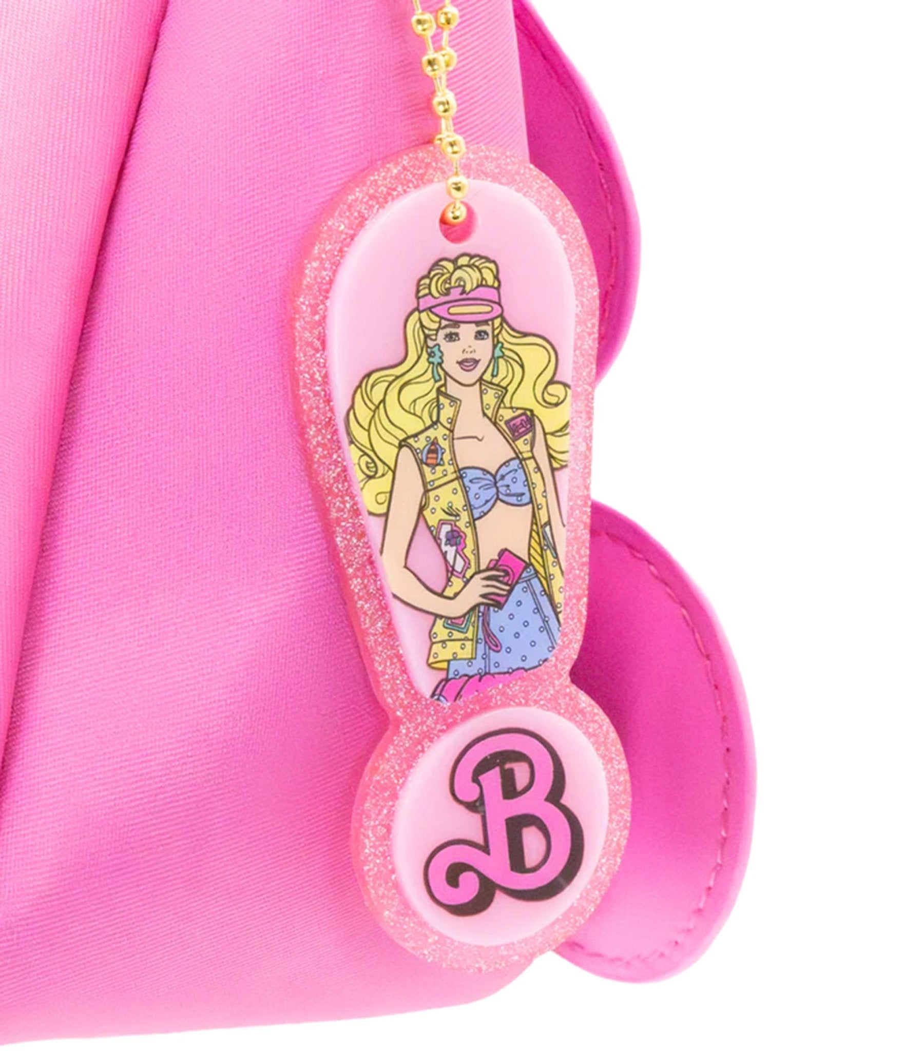 Barbie California Dreamin’ Padded Baguette Handbag - Unique Vintage - Womens, ACCESSORIES, HANDBAGS