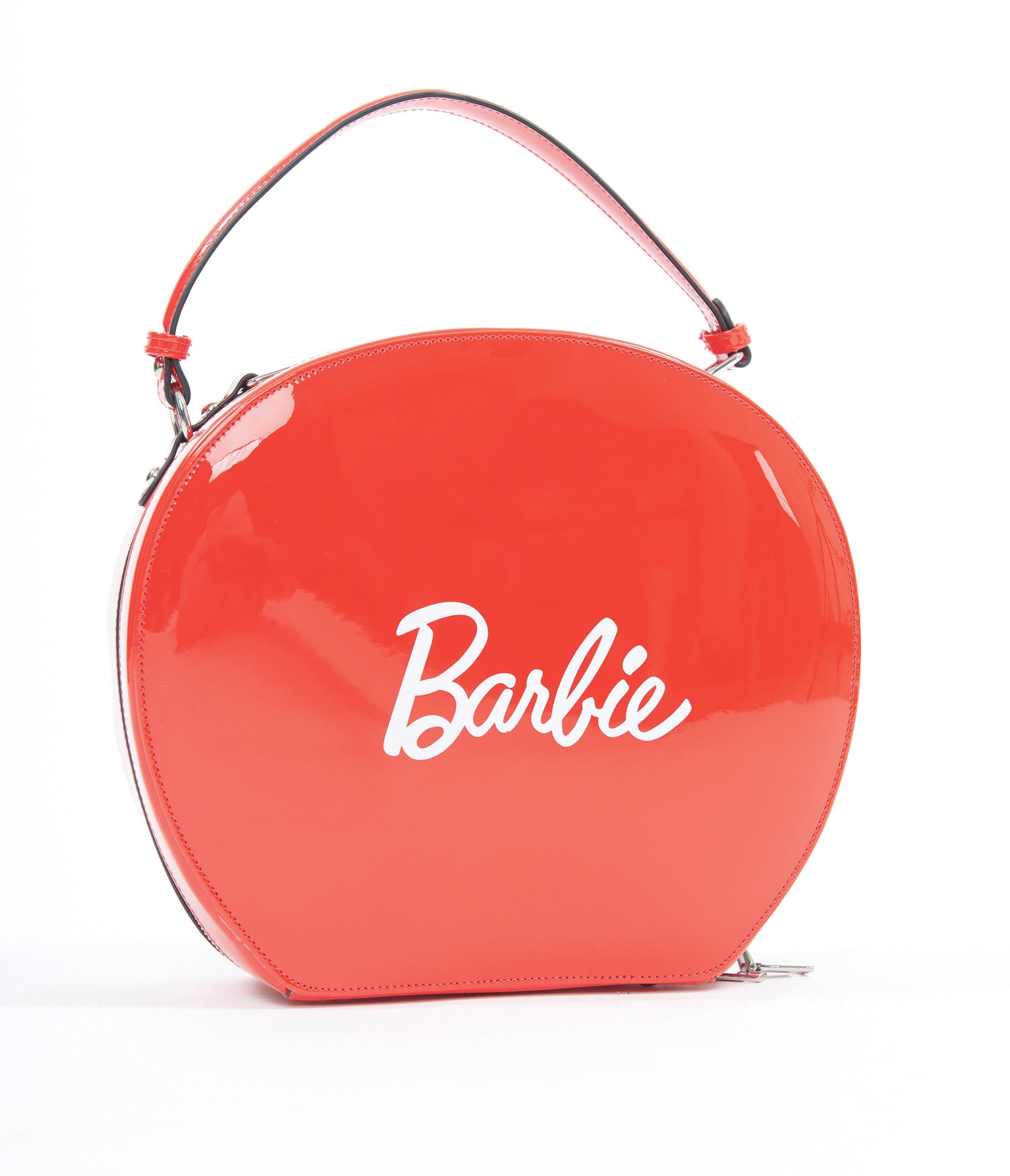Barbie x Unique Vintage 1950s Red Leatherette Commuter Set Circle Bag - Unique Vintage - Womens, ACCESSORIES, HANDBAGS