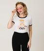 Barbie™ x Unique Vintage Barbie Icon Graphic Ringer Tee