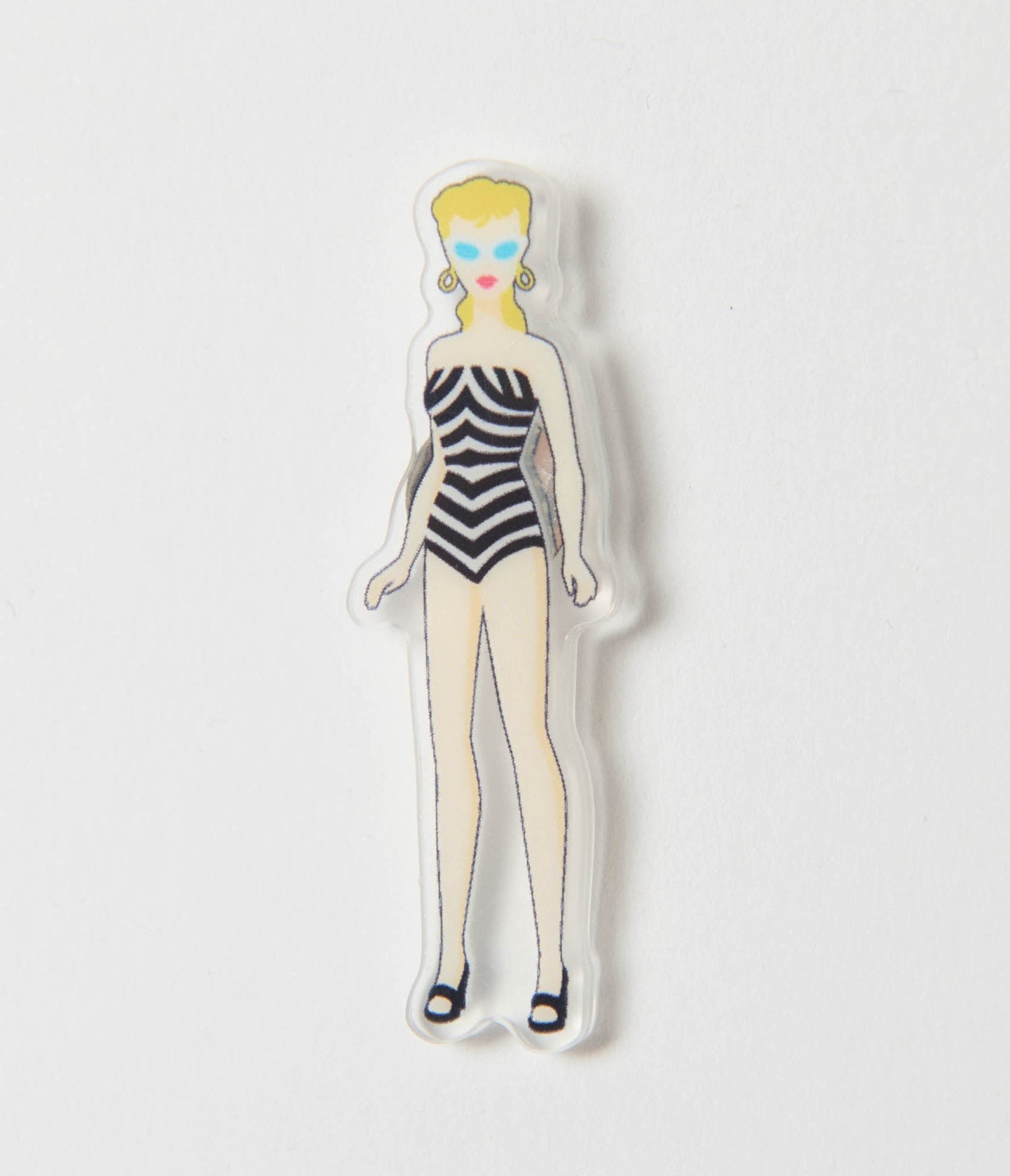 Barbie™ x Unique Vintage Classic Barbie Icon Enamel Pin - Unique Vintage - Womens, ACCESSORIES, JEWELRY