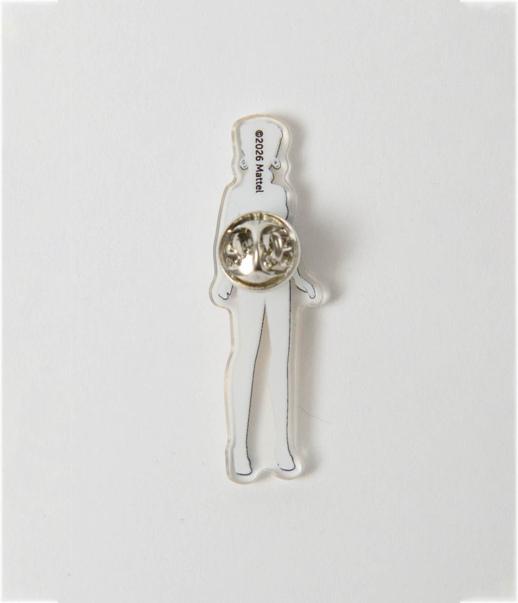 Barbie™ x Unique Vintage Classic Barbie Icon Enamel Pin - Unique Vintage - Womens, ACCESSORIES, JEWELRY