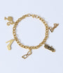 Barbie™ x Unique Vintage Gold Charm Bracelet