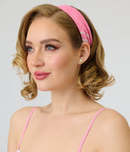 Barbie™ x Unique Vintage Pink Bandana Hair Scarf - Unique Vintage - Womens, ACCESSORIES, HAIR