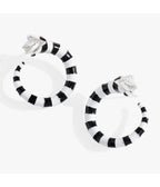 Beetlejuice Sandworm Loop Earrings - Unique Vintage - Womens, ACCESSORIES, JEWELRY
