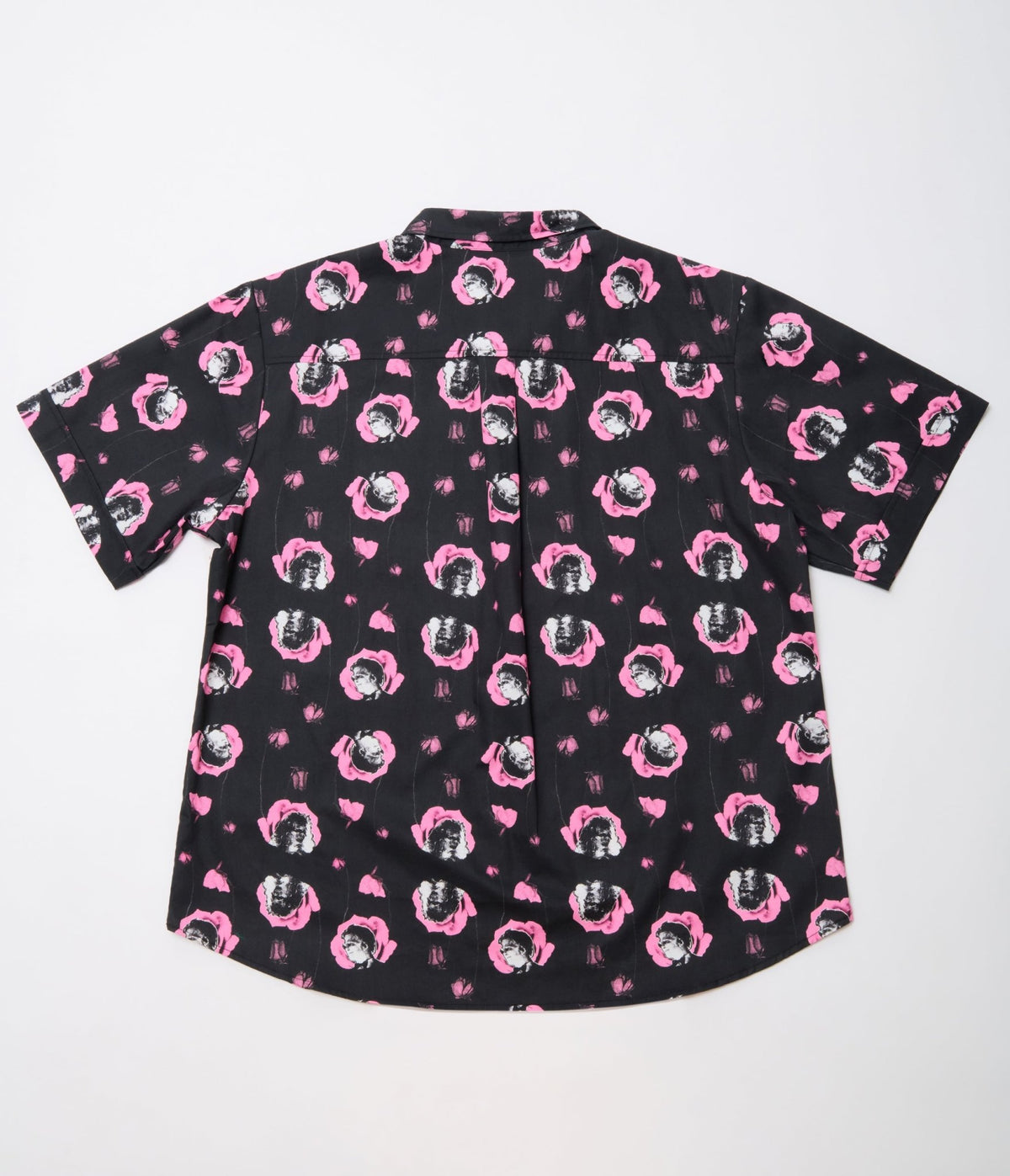 Beetlejuice x Unique Vintage Plus Size Black & Pink Adam & Barbara Mens Button Up Shirt - Unique Vintage - Mens, TOPS, SHIRTS
