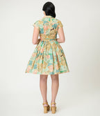 Bernie Dexter Bingo Kelly Flare Dress - Unique Vintage - Womens, DRESSES, FIT AND FLARE