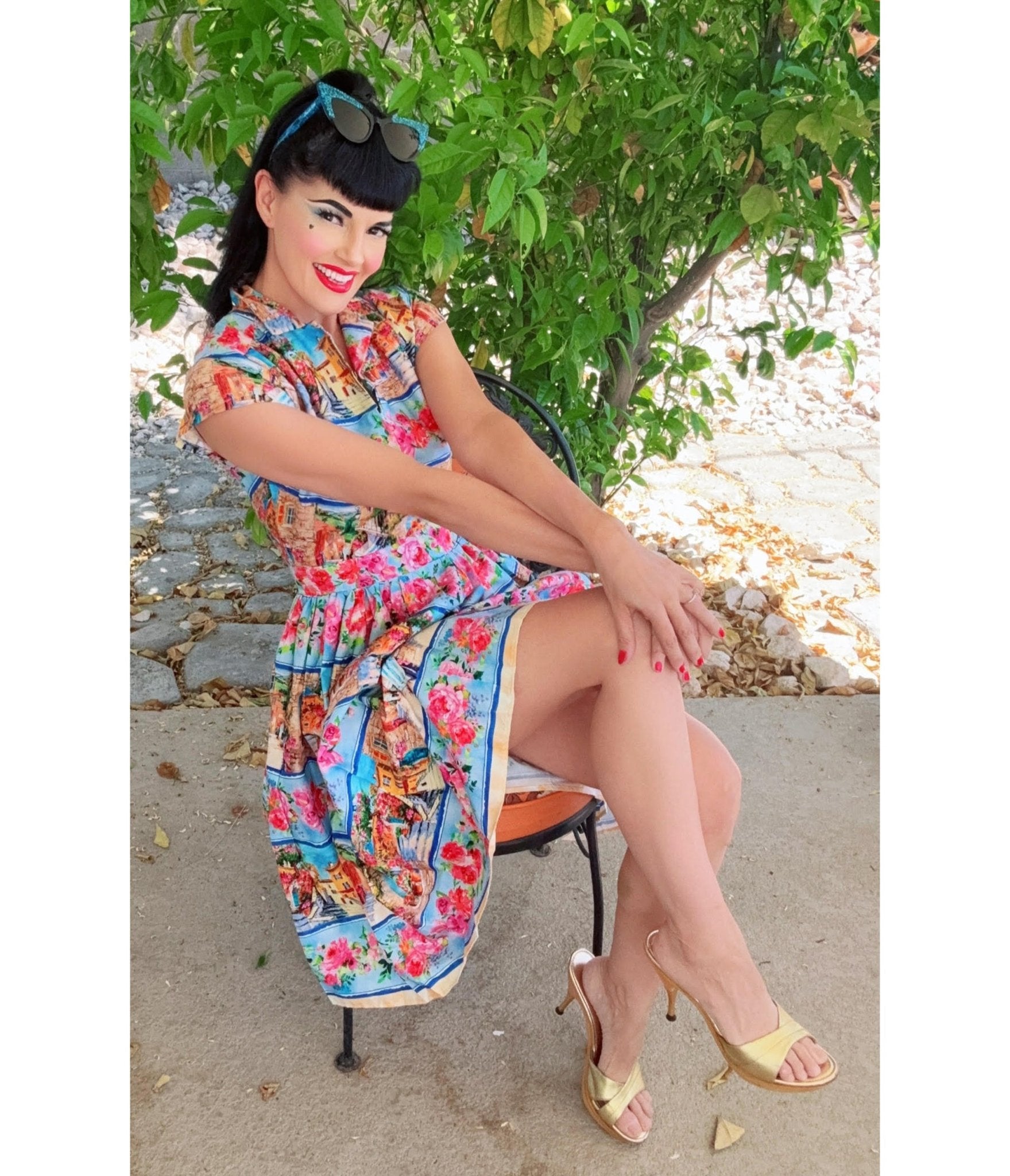 Bernie Dexter Escape to the Country Kelly Dress – Unique Vintage Bernie Dexter Escape to the Country Kelly Dress – Unique Vintage