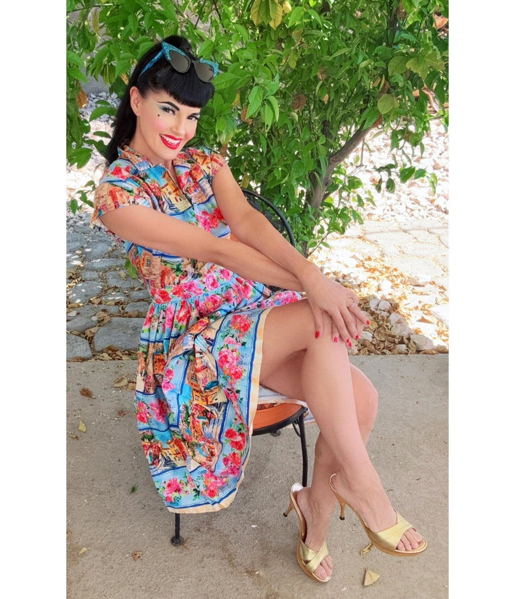 Bernie Dexter Escape to the Country Kelly Dress - Unique Vintage - Womens, DRESSES, FIT AND FLARE
