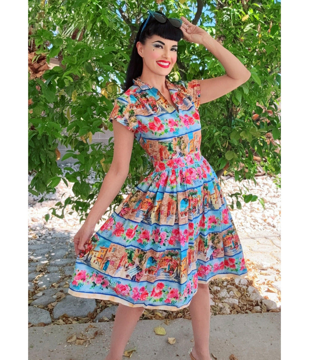 Bernie Dexter Escape to the Country Kelly Dress - Unique Vintage - Womens, DRESSES, FIT AND FLARE