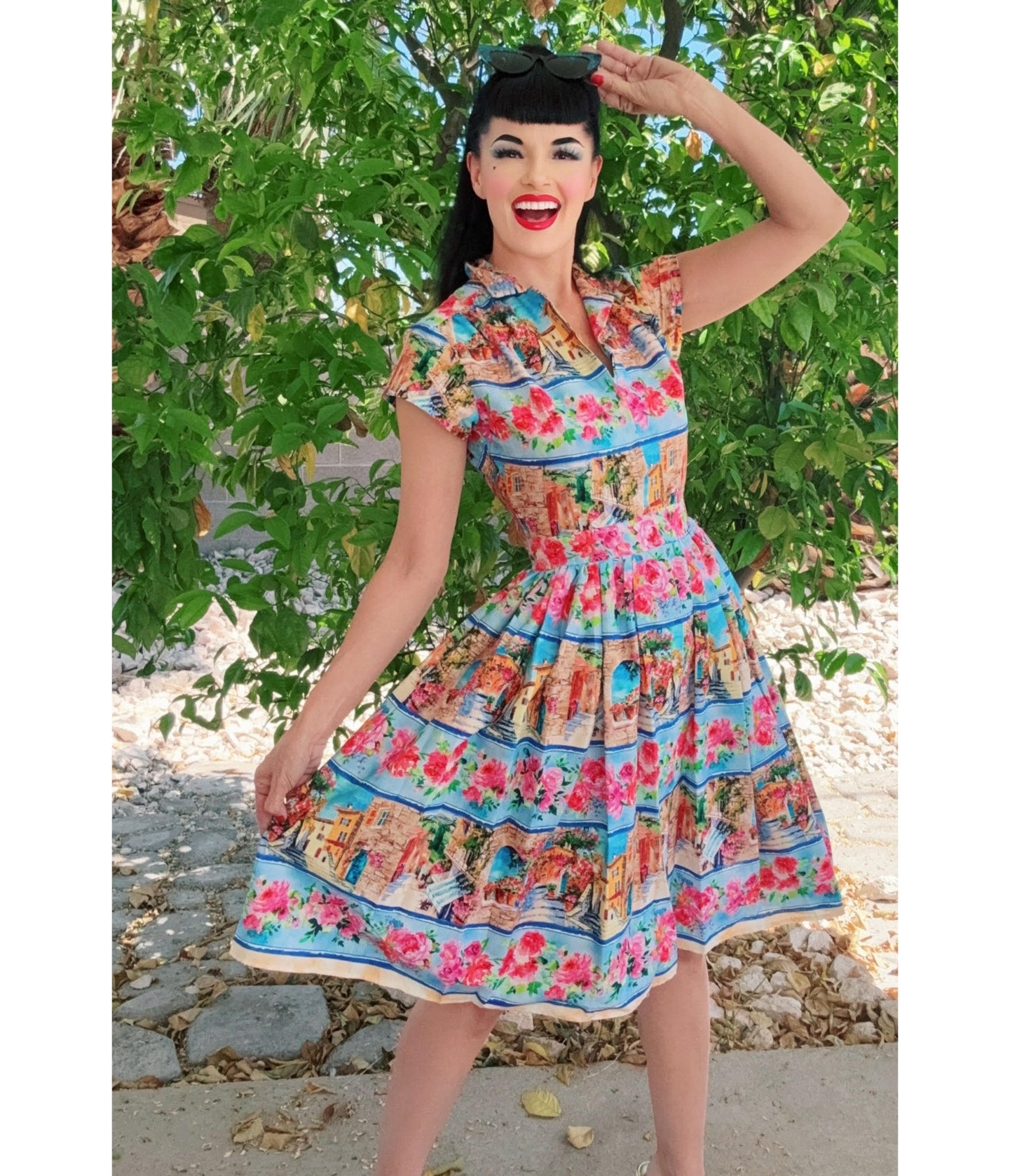Bernie Dexter Escape to the Country Kelly Dress – Unique Vintage