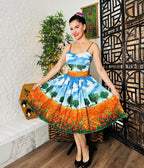 Bernie Dexter Poppy Fields Chelsea Swing Dress - Unique Vintage - Womens, DRESSES, FIT AND FLARE