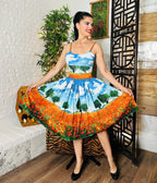 Bernie Dexter Poppy Fields Chelsea Swing Dress - Unique Vintage - Womens, DRESSES, FIT AND FLARE