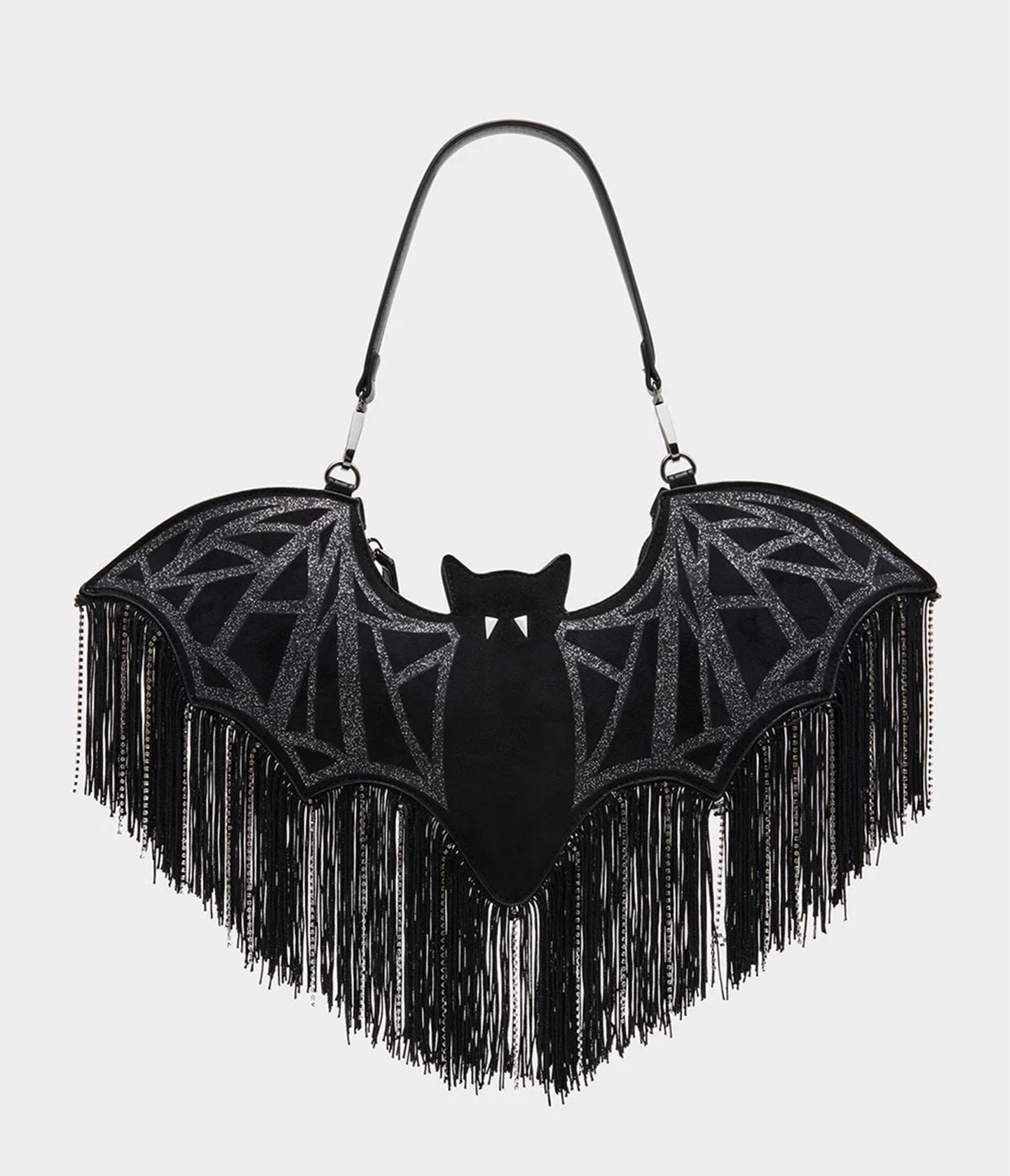 Betsey Johnson Black Wingin' It Bag - Unique Vintage - Womens, ACCESSORIES, HANDBAGS