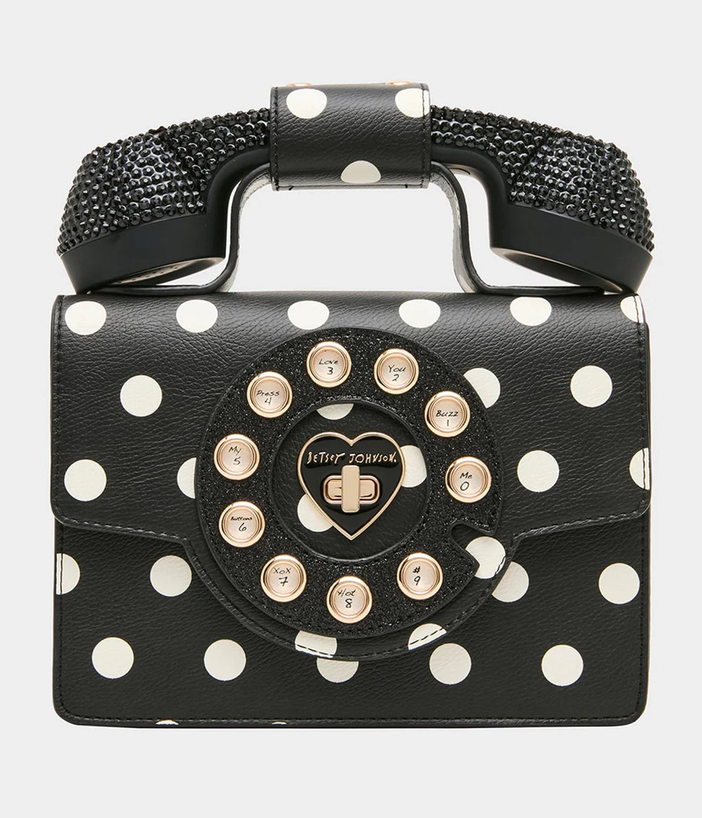 Betsey Johnson Miss Connection Phone Handbag - Unique Vintage - Womens, ACCESSORIES, HANDBAGS