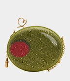 Betsey Johnson Olive You Crossbody Bag - Unique Vintage - Handbags