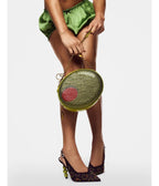 Betsey Johnson Olive You Crossbody Bag - Unique Vintage - Handbags