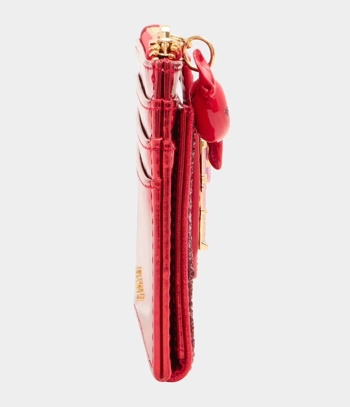 Betsey Johnson Red & Pink Stripe Nutcracker Wallet - Unique Vintage -