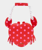 Betsey Johnson Red Shell Crab Handbag - Unique Vintage - Womens, ACCESSORIES, HANDBAGS