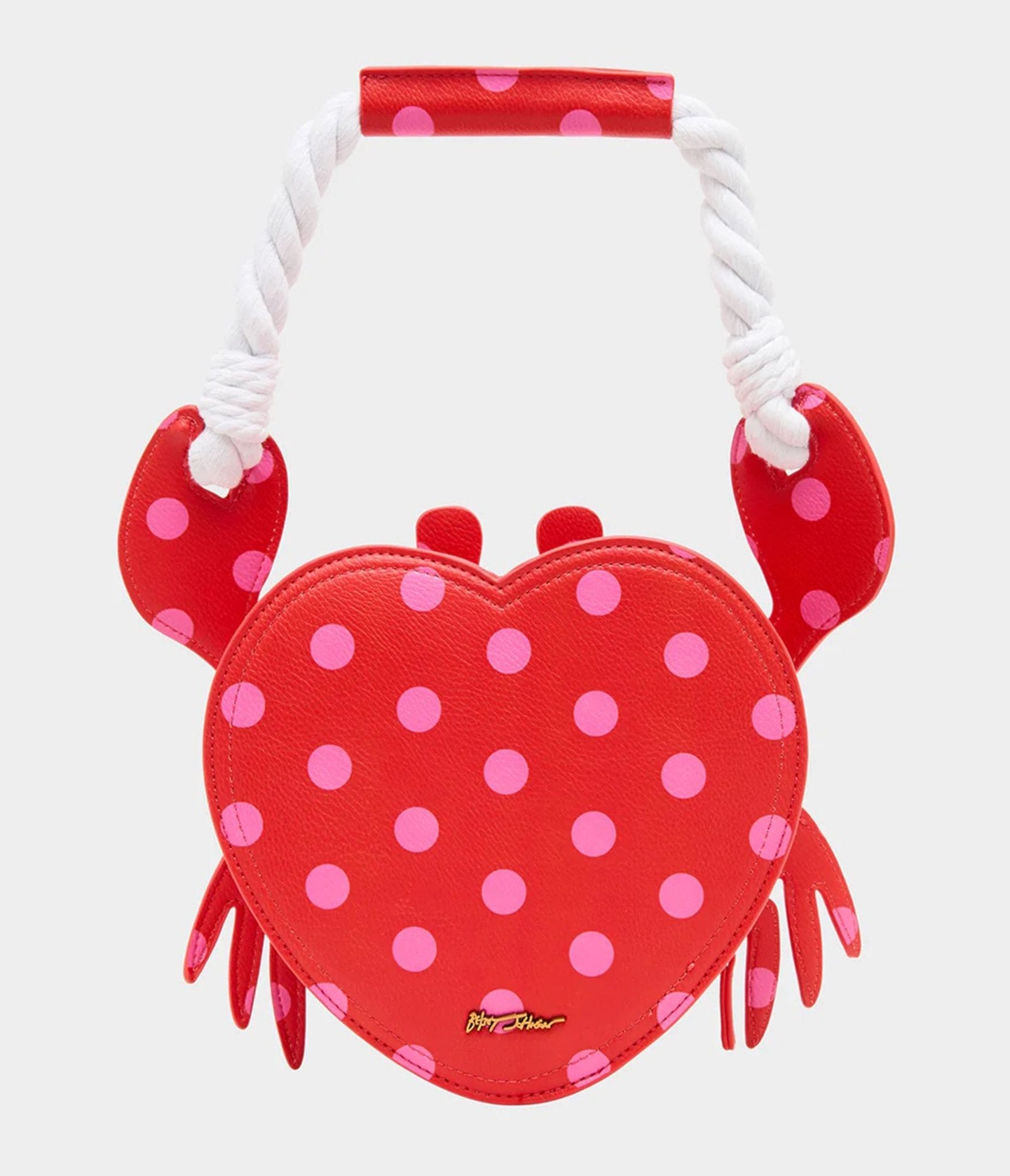 Betsey Johnson Red Shell Crab Handbag - Unique Vintage - Womens, ACCESSORIES, HANDBAGS