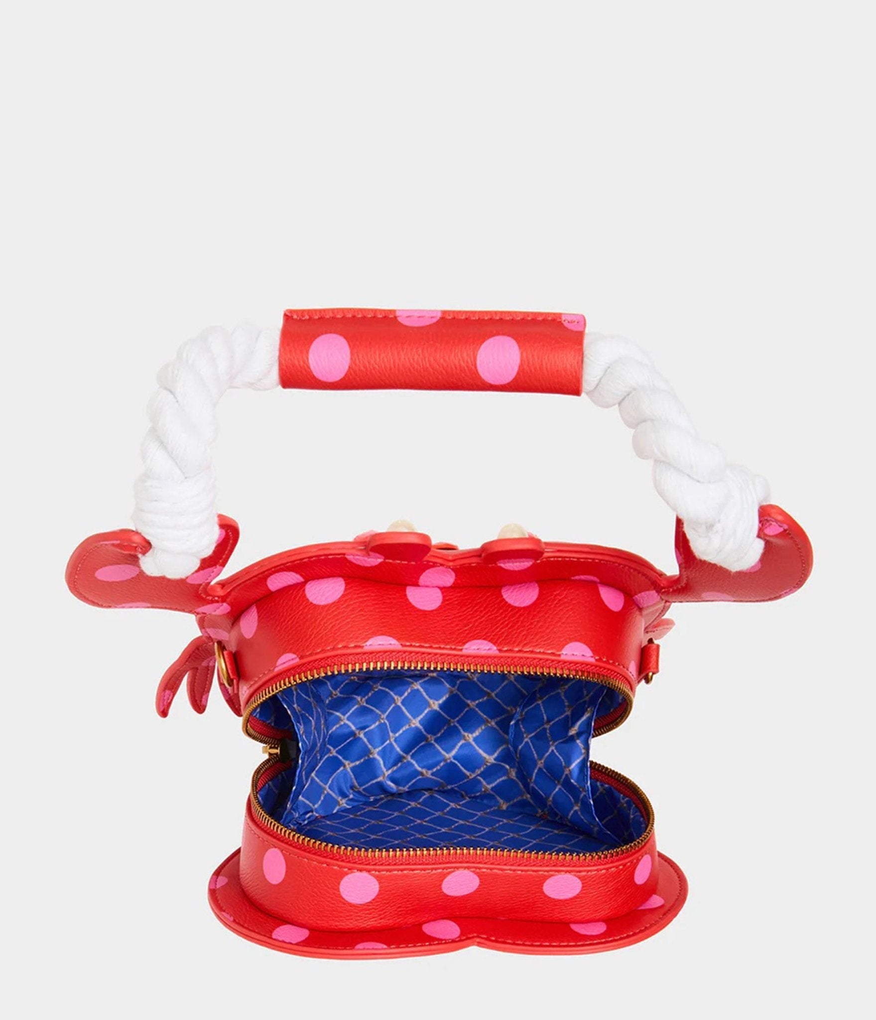 Betsey Johnson Red Shell Crab Handbag - Unique Vintage - Womens, ACCESSORIES, HANDBAGS
