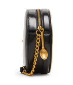 Betsey Johnson Rhinestone Blue Caviar Crossbody Bag - Unique Vintage - Womens, ACCESSORIES, HANDBAGS