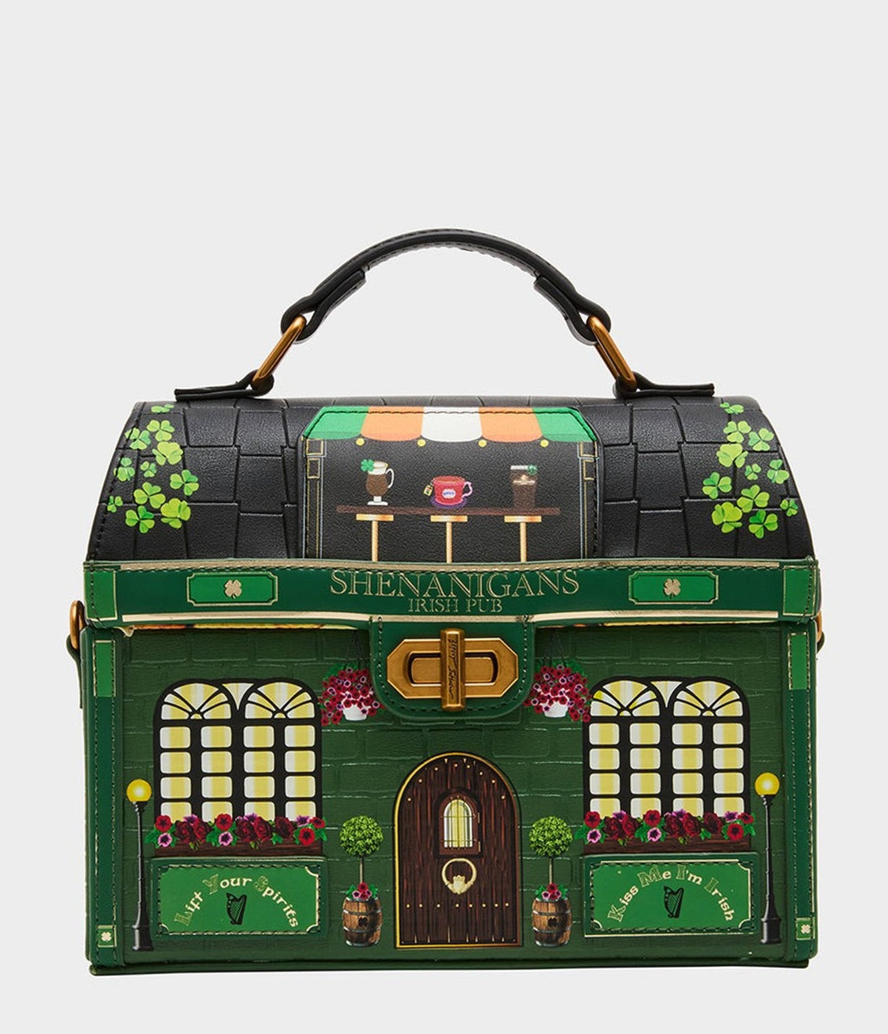 Betsey Johnson Shananigans Pub Crossbody Bag - Unique Vintage - Womens, ACCESSORIES, HANDBAGS