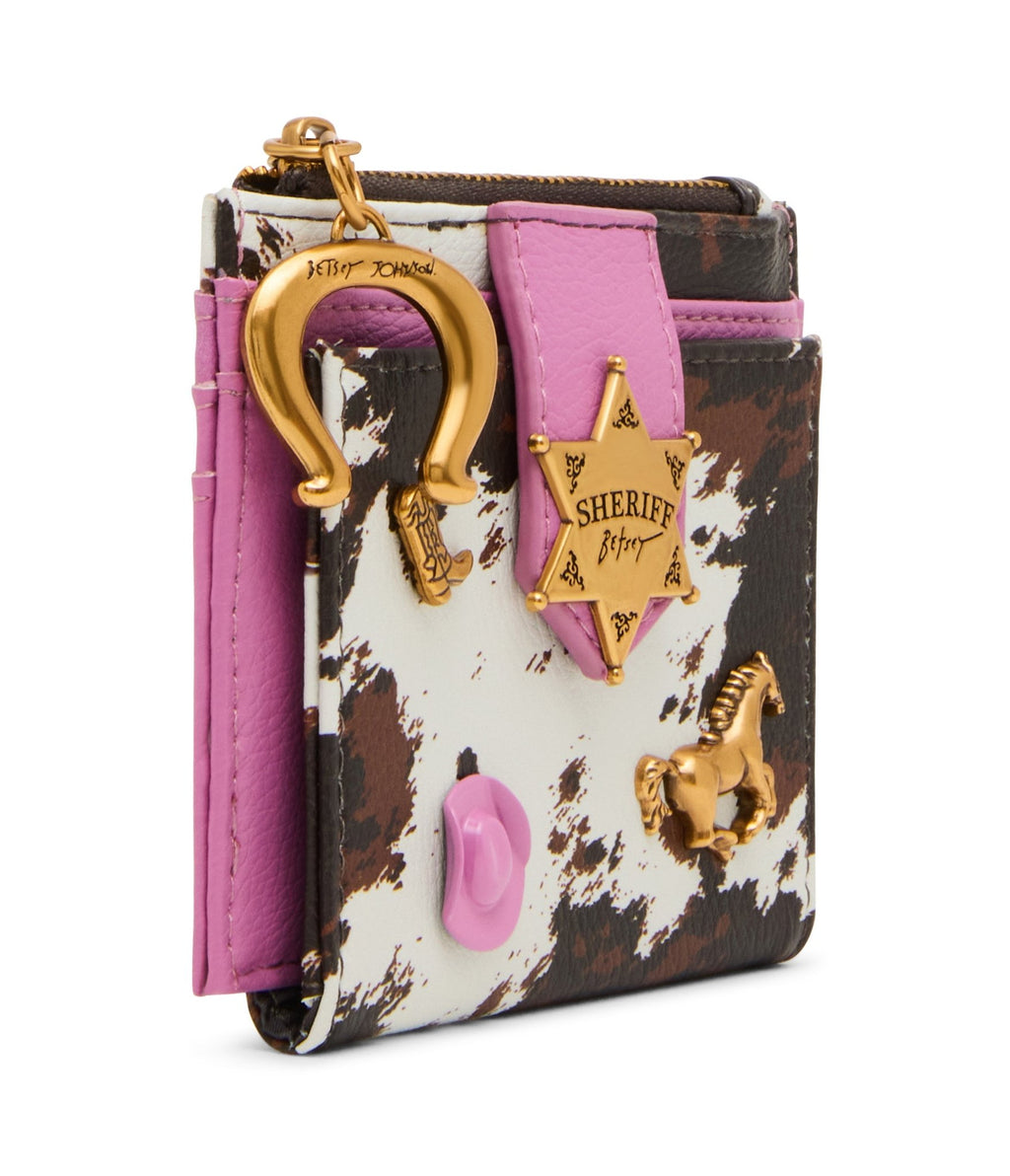 Betsey Johnson Sheriff Betsey Leatherette Wallet - Unique Vintage - Womens, ACCESSORIES, HANDBAGS