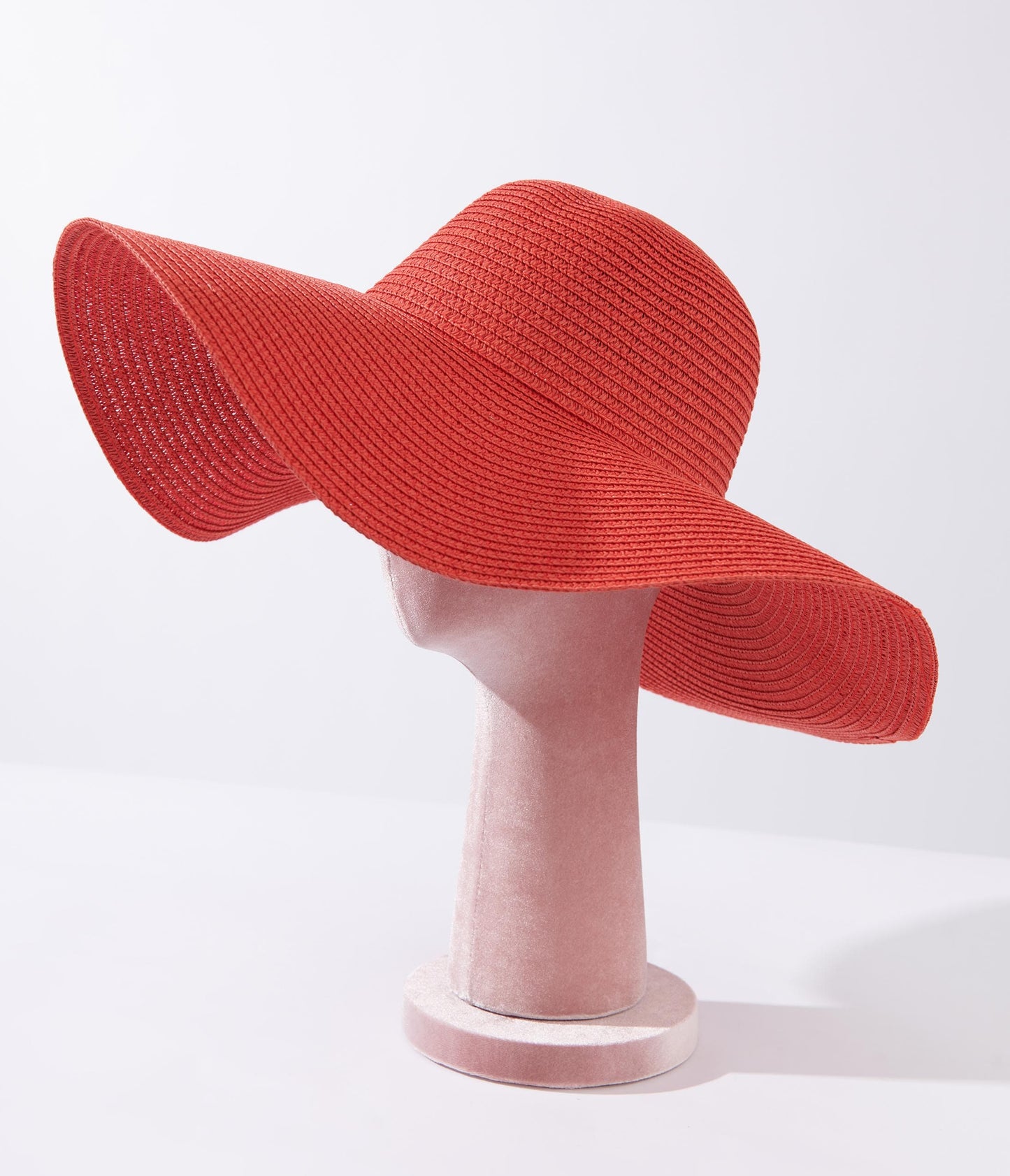 Big Red Sun Hat - Unique Vintage - Womens, ACCESSORIES, HATS