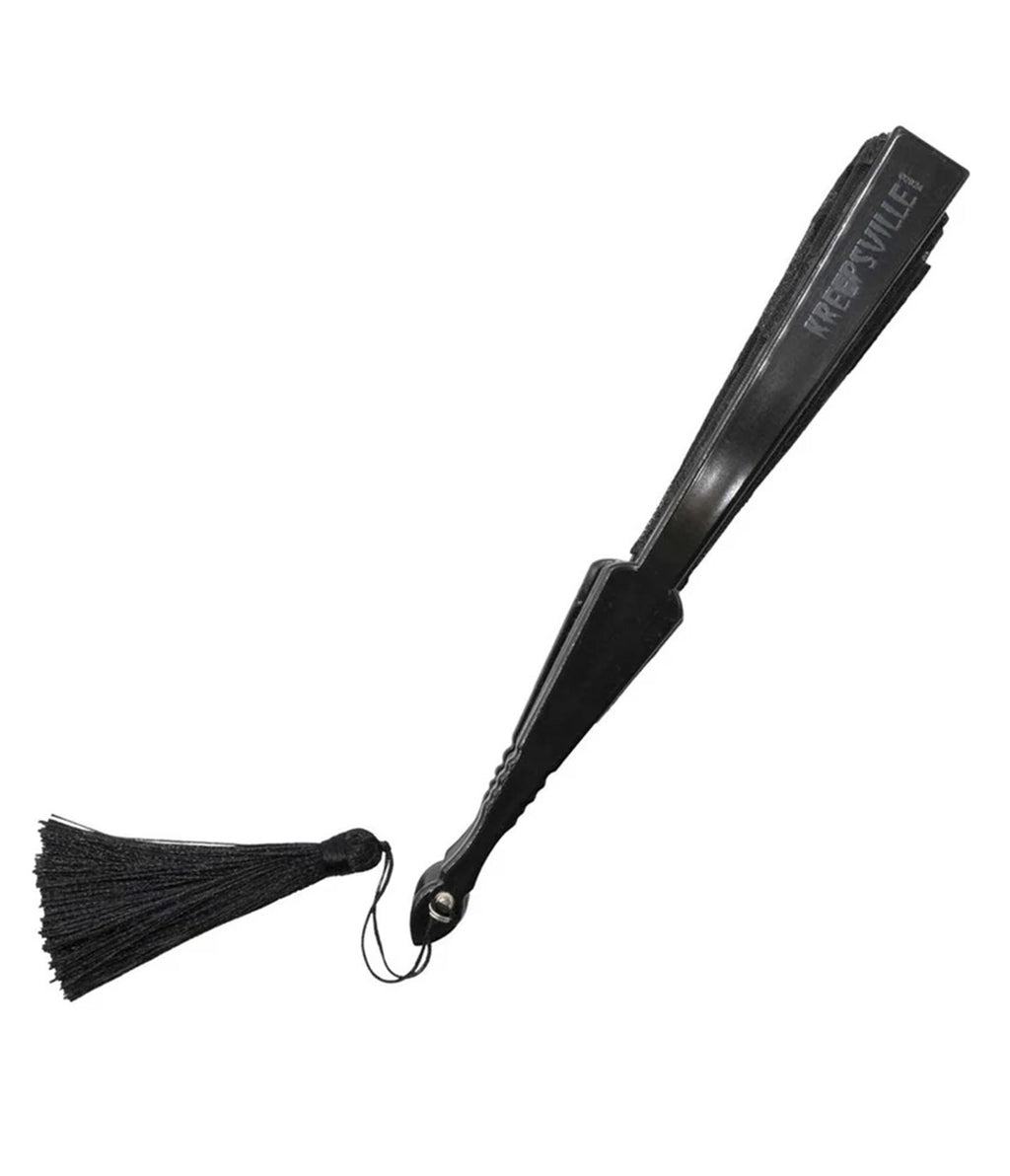 Black Bat Lace Hand Fan - Unique Vintage - Accessories