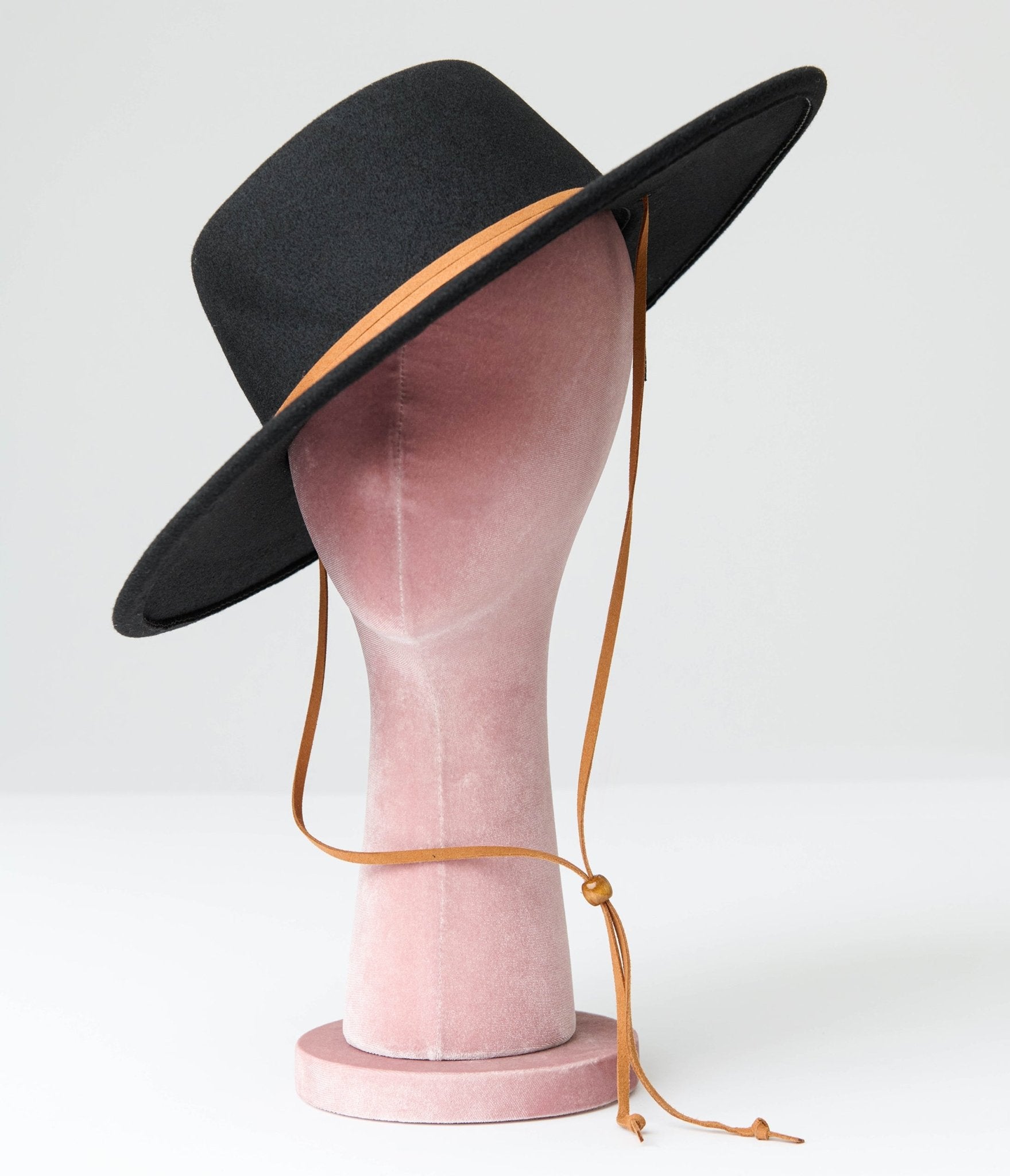 Black Bolero Hat - Unique Vintage - Womens, ACCESSORIES, HATS