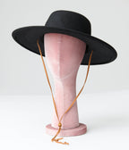 Black Bolero Hat - Unique Vintage - Womens, ACCESSORIES, HATS
