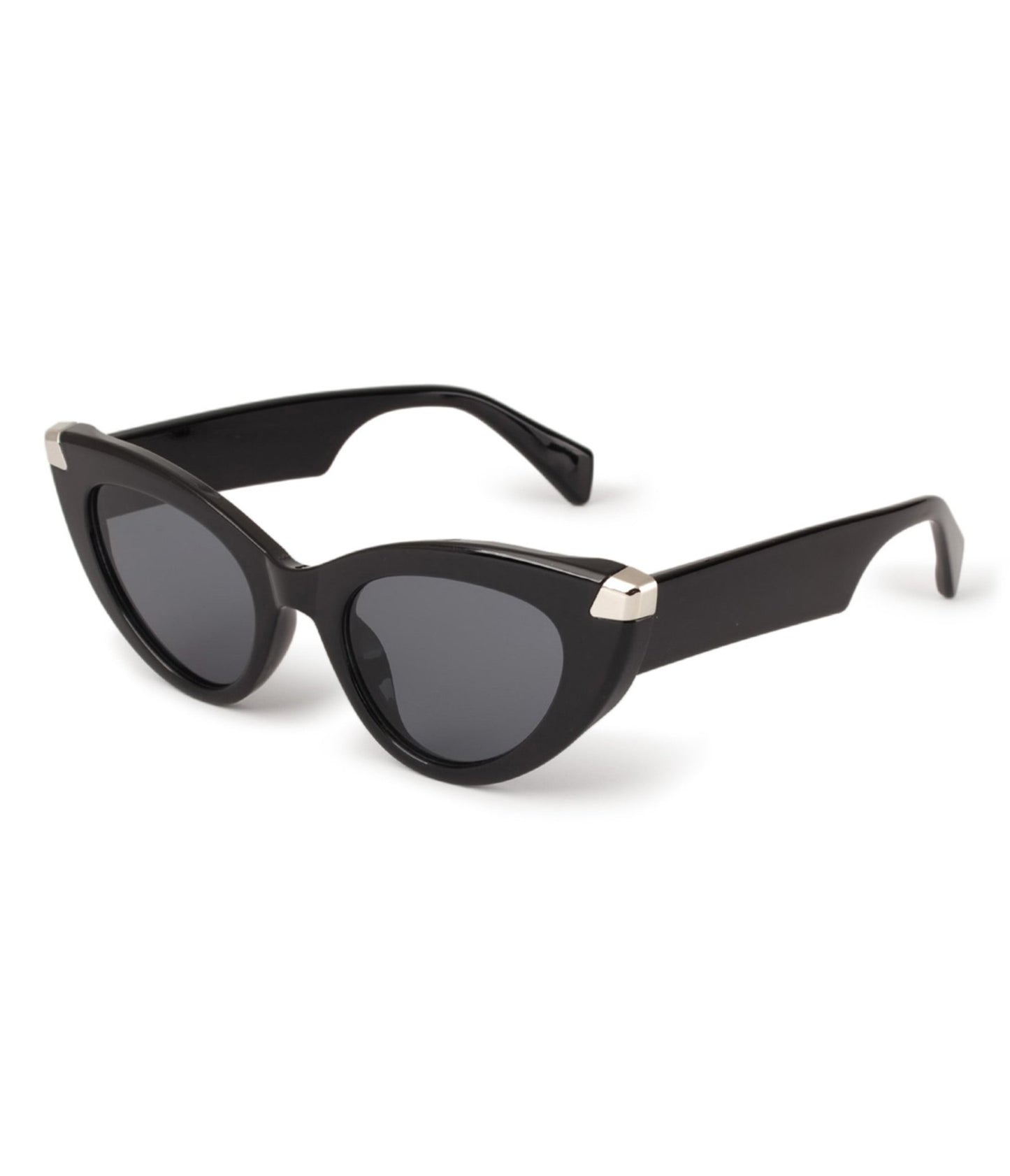 Black Chunky Cat Eye Sunglasses - Unique Vintage - Womens, ACCESSORIES, SUNGLASSES