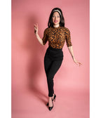 Black Cigarette Pants - Unique Vintage - Womens, BOTTOMS, PANTS