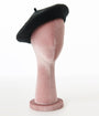 Black Classic Vintage Parisian Beret