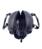 Black Faux Leather Skull Handbag - Unique Vintage - Womens, ACCESSORIES, HANDBAGS