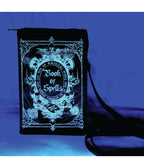 Black Glow-in-the-Dark Book of Spells Crossbody Bag - Unique Vintage - Crossbody Bags