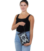 Black Glow-in-the-Dark Book of Spells Crossbody Bag - Unique Vintage - Crossbody Bags