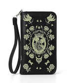 Black Glow In The Dark The Lovers Wallet - Unique Vintage - Womens, ACCESSORIES, HANDBAGS
