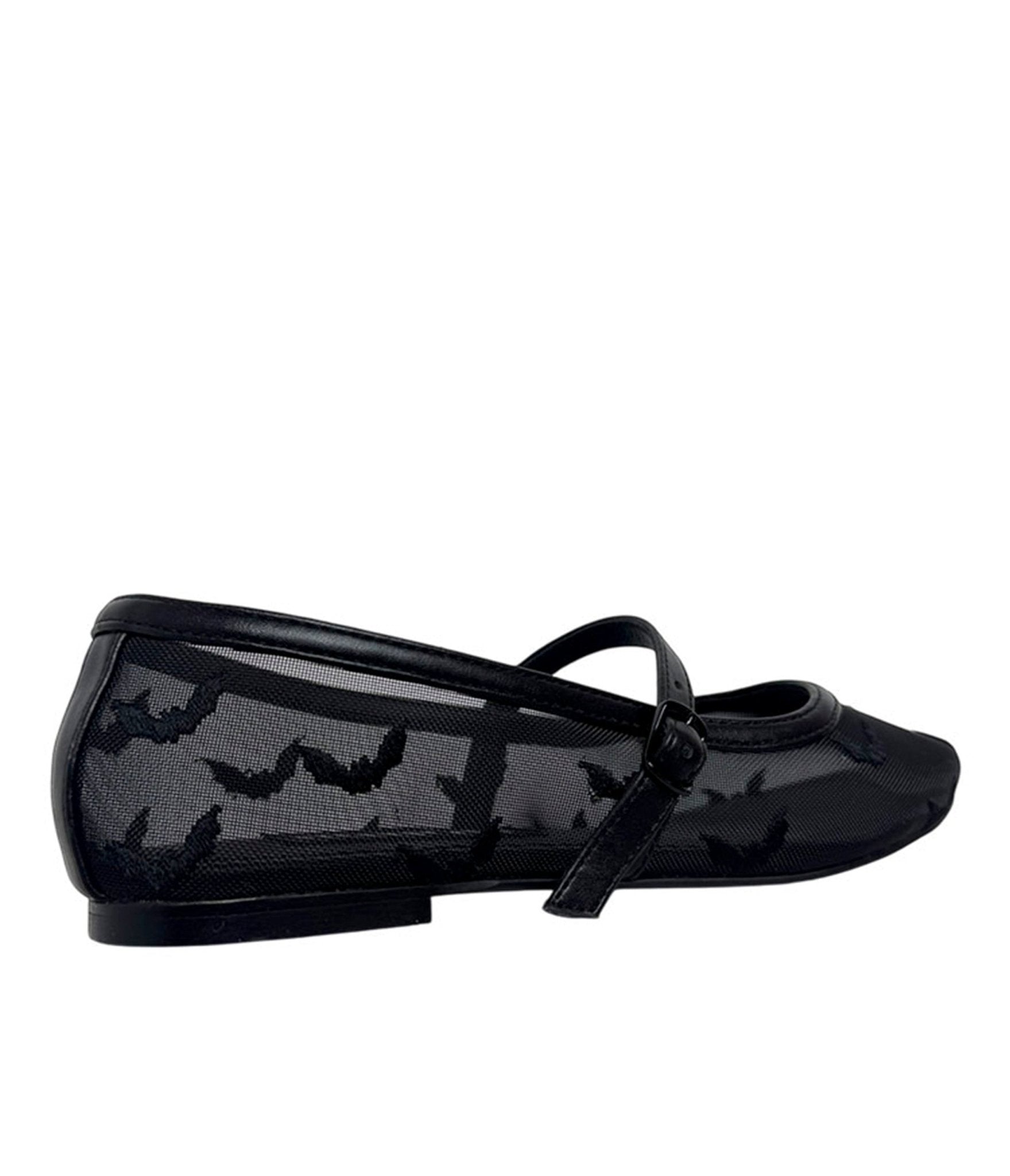 Black Helena Bats Flats - Unique Vintage - Womens, SHOES, FLATS