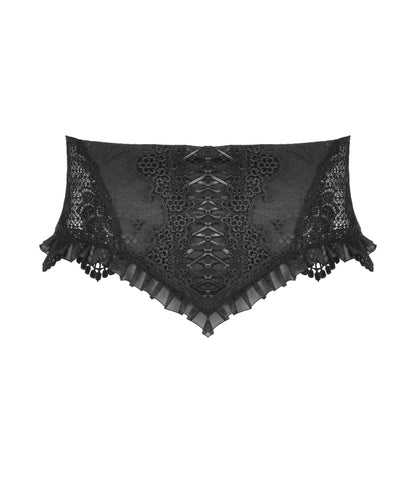 Black Lace Corset Belt - Unique Vintage - Womens, ACCESSORIES, BELTS