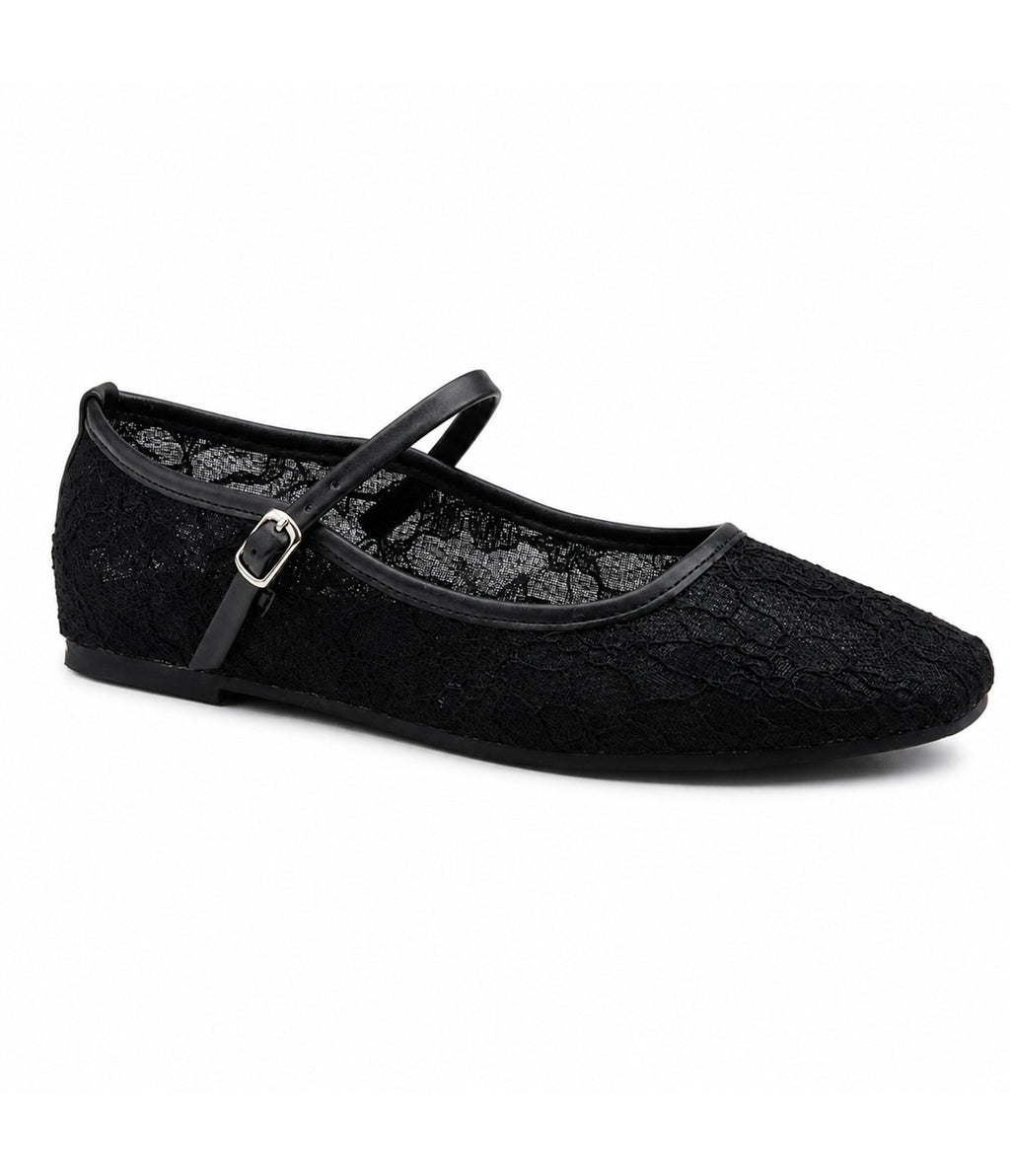 black dress ballet flats Lace Mary Jane - 8 Breathtaking beauty! 😍 ⁠ Size:2XL / 36-37 Sleeve Elevate your everyday style FLORAL PROM DRESSES