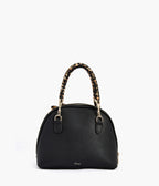 Black Leopard Print Bow Leatherette Handbag - Unique Vintage - Womens, ACCESSORIES, HANDBAGS