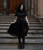 Black Lullaby Dress - Unique Vintage - Womens, DRESSES, A - LINE