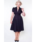 Black Manhattan Swing Dress - Unique Vintage - Womens, DRESSES, SWING